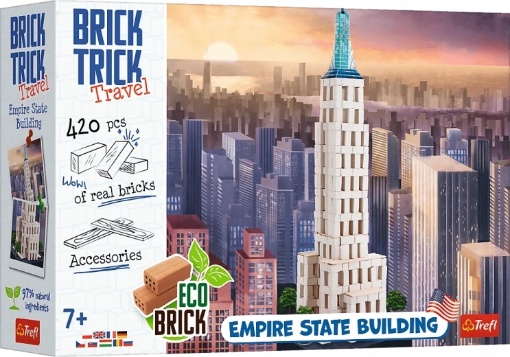 Stavebnica TREFL BRICK TRICK Travel: Empire State Building XL (420 delov)