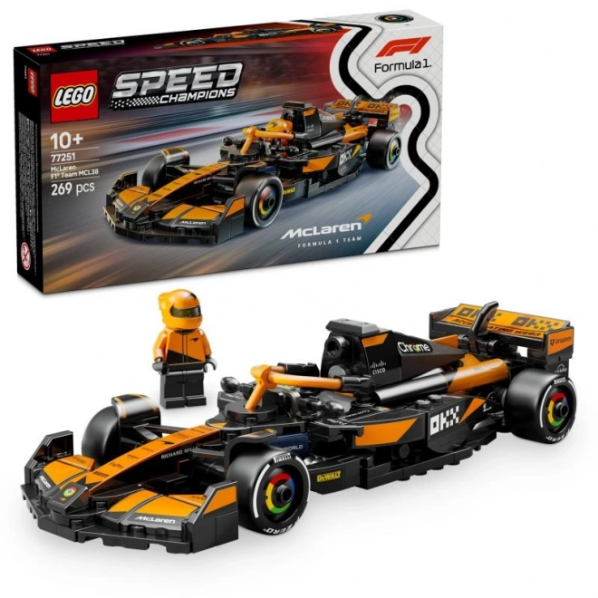 LEGO® Speed Champions 77251 McLaren F1® Team MCL38 dirkalni avtomobil