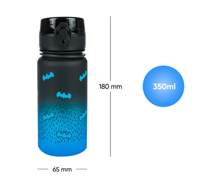 BAAGL Tritanska steklenička za pitje Gradient Batman Modra 350 ml