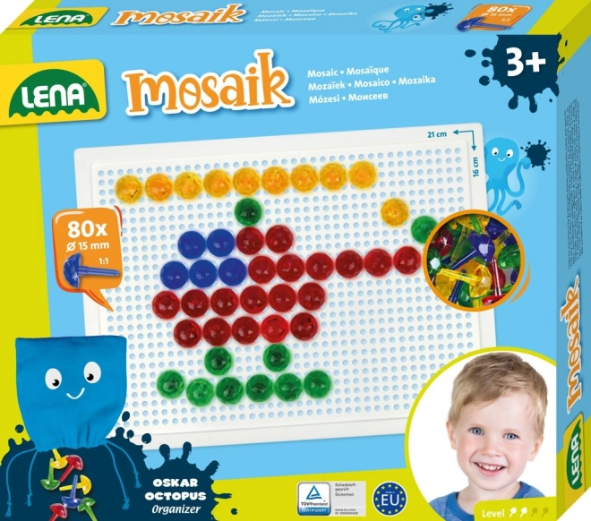 LENA gumbasta mozaika za otroke – Kristal