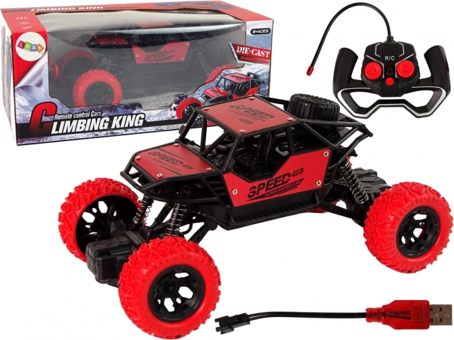 RC terensko vozilo 1:18 rdeče