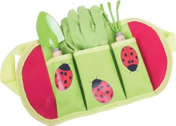 Bigjigs Toys otroški vrtnarski komplet Pikapolonica