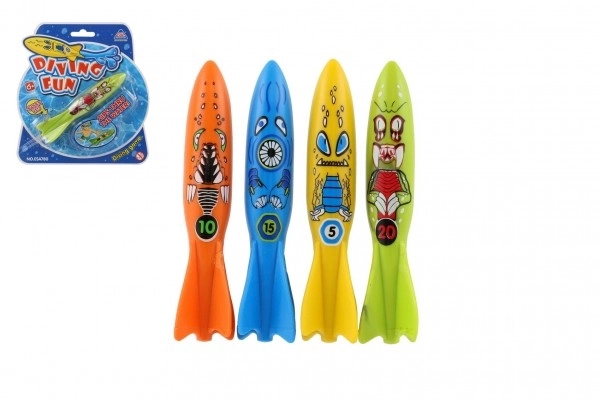 Plastično torpedo za potapljanje 13 cm