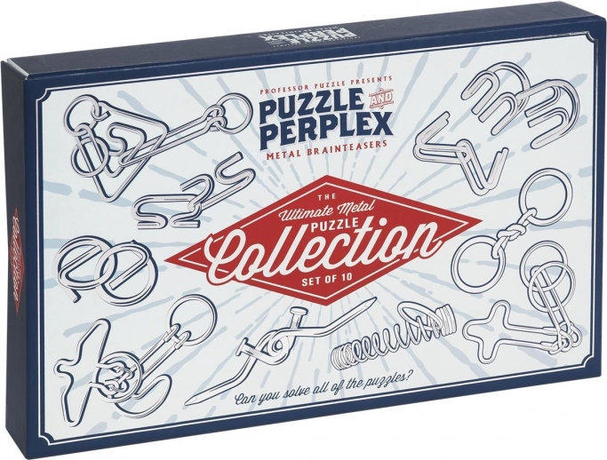 Puzzle & Perplex: set kovinskih miselnih ugank Professor Puzzle