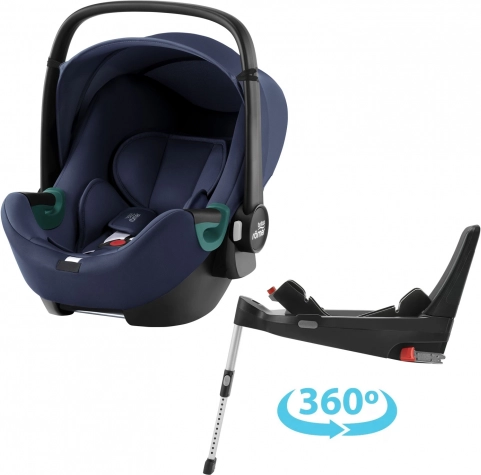 Otroški avtosedež Baby-Safe 3 i-Size s Flex Base 5Z v indigo modri