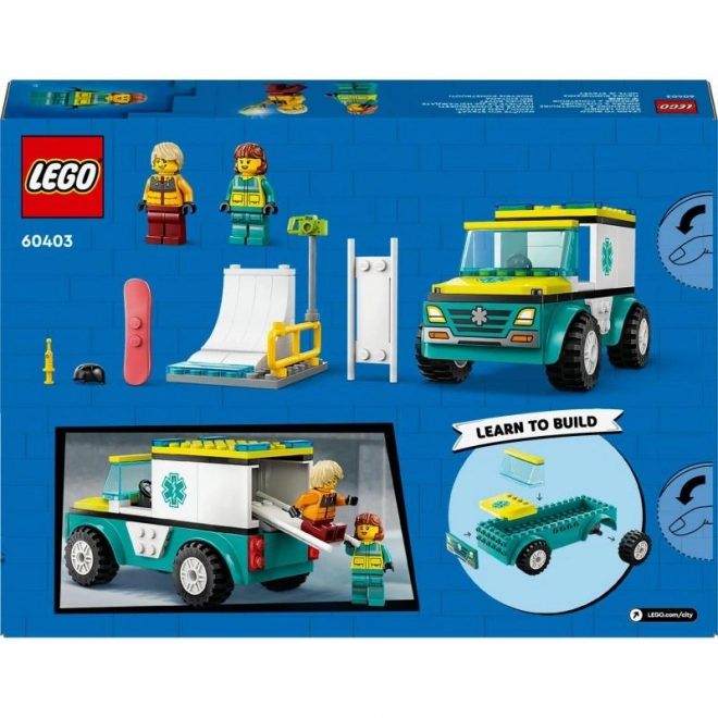 LEGO® City 60403 Reševalno vozilo in deskar