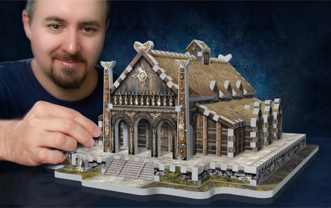 WREBBIT 3D sestavljanka Gospodar prstanov: Zlata dvorana Edoras