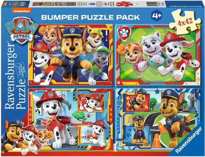 Sestavljanka Tačke na patrulji 4x42 kosov od Ravensburgerja