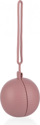 Zaprt silikonski etui za dudo, Old Pink