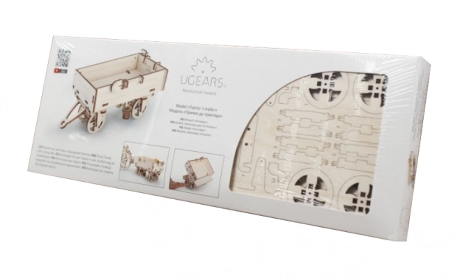 Ugears 3D sestavljanka - Prikolica 68 kosov