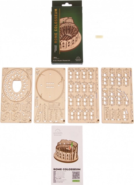 Ugears 3D lesene mehanske uganke Kolosej