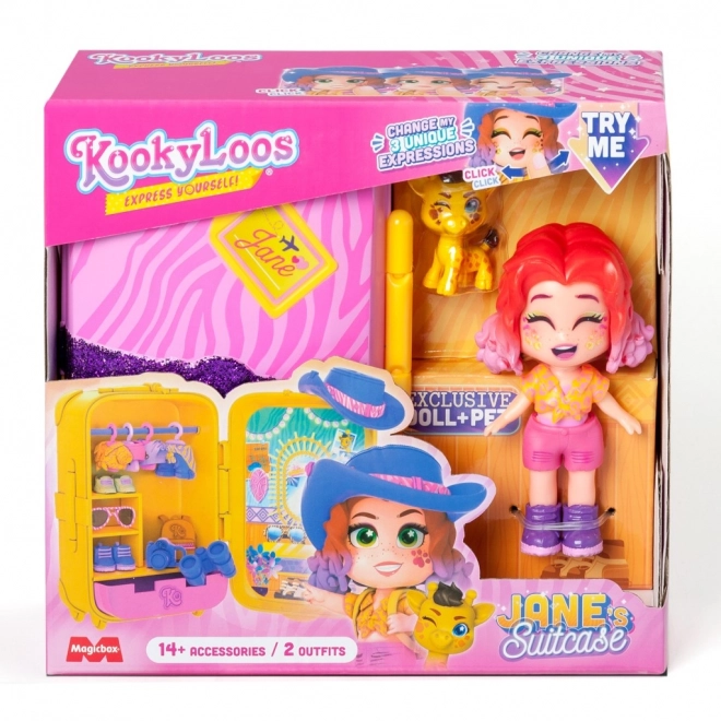 KookyLoos - Jane v kovčku z dodatki