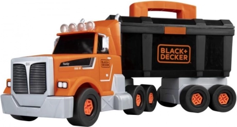 Tovornjak z orodjem in vrtalnikom BLACK+DECKER, gradbeni set za otroke 43 cm