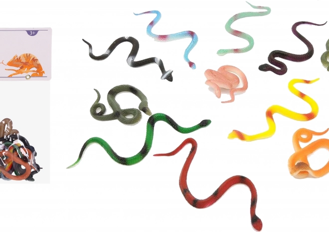 Živali figurice kače set 12kos 10 cm