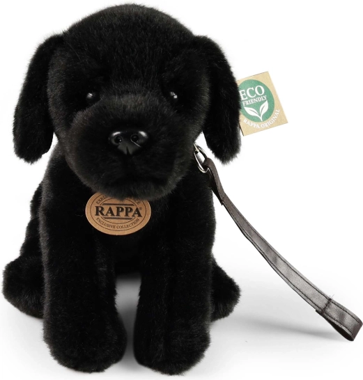 plišasti pes labrador črn 25 cm okolju prijazen