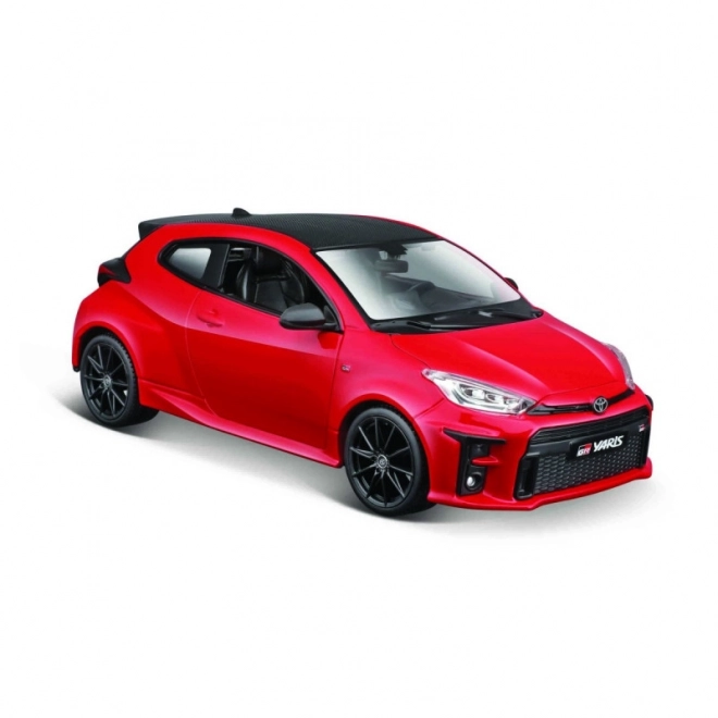 Kovinski model Toyota Yaris 2021 rdeč 1/24