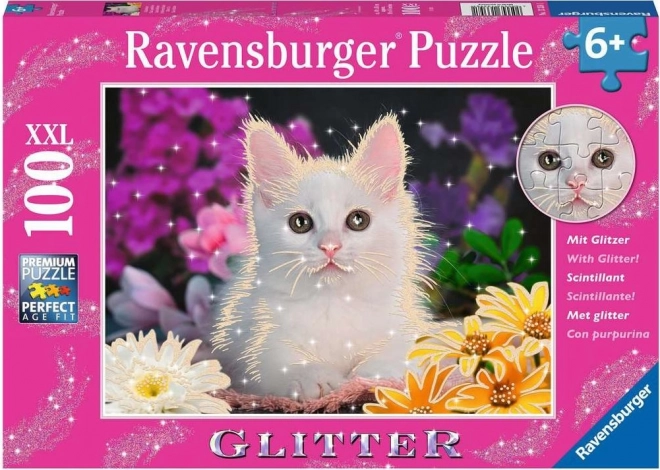 Ravensburger bleščeči puzzle Mačka XXL 100 kosov