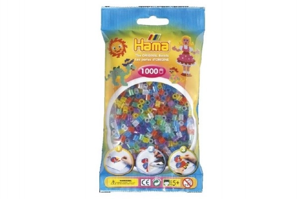 Likalni biseri Hama MIDI bleščeči 1000 kos v vrečki