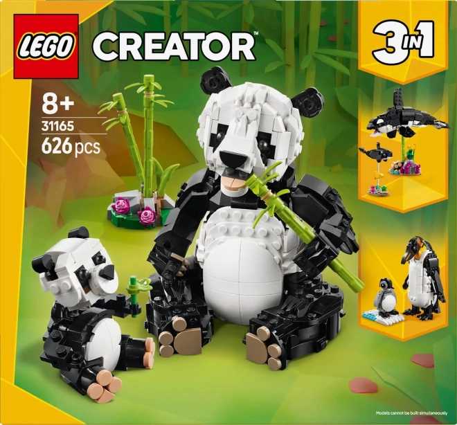 Živali v divjini: Družina pand od LEGO Creator