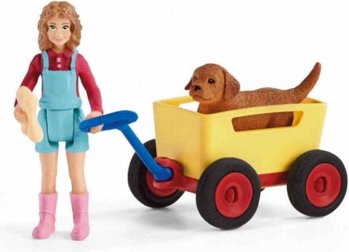 Prikupen kužek in kost kot dodatek