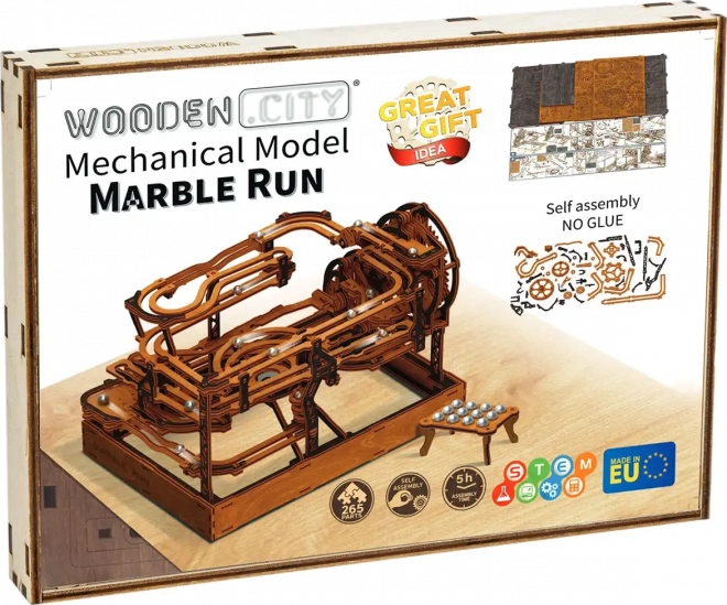 WOODEN CITY 3D lesene sestavljanke Marmor poti 265 kosov