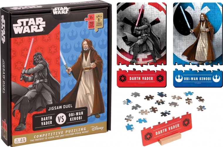 Star Wars dvoboj – dvakrat 70-delne sestavljanke za 2 igralca od Ridley’s Games