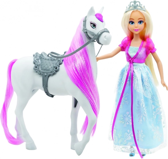 Čarobna princeska v bleščeči obleki