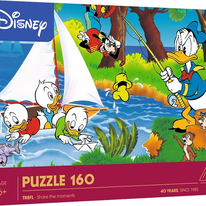 Puzzle Pustolovščina ob jezeru 160 kosov