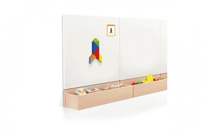Lesena tangram sestavljanka igrača VIGA