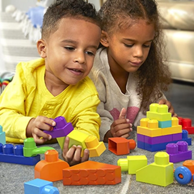 Mega Blocks Zelo velik vreča kock - modra (150 delov)