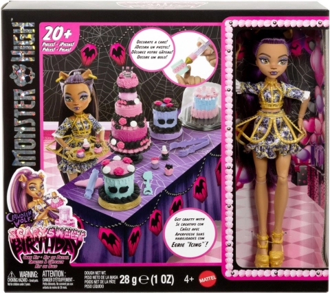 Monster High strašno-sladek rojstni dan – Clawdeen Wolf set za okraševanje tort