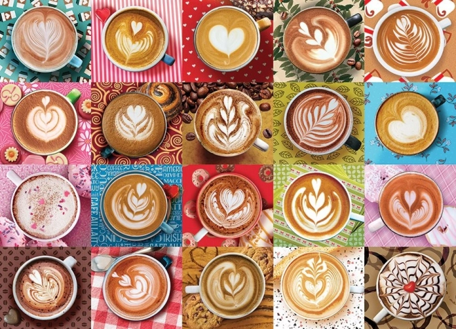 Sestavljanka 500 kosov COBBLE HILL Ljubim te, latte
