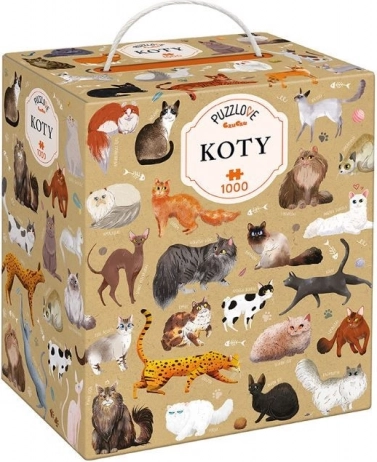 Sestavljanka Puzzlove mačke 1000 koščkov