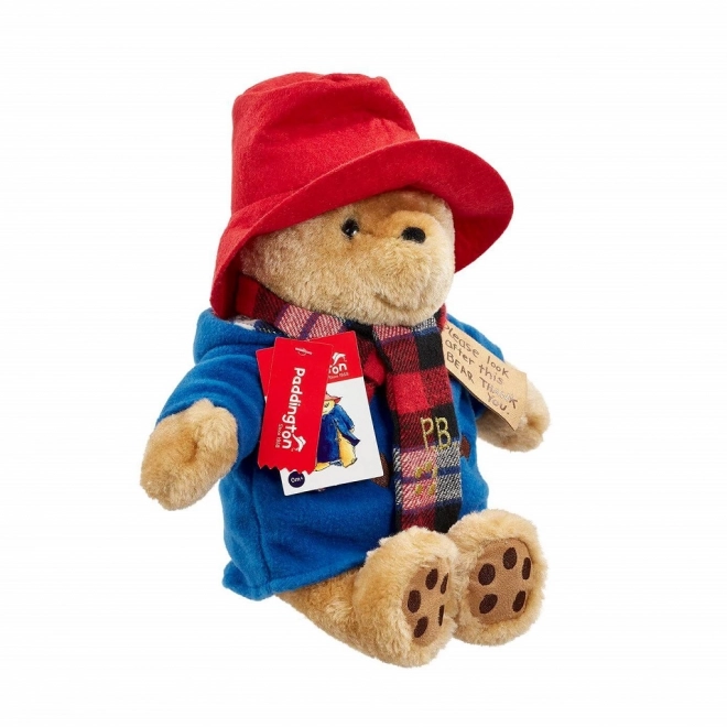 Rainbow Plišasti Paddington s šalom velik