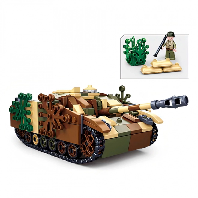 Sluban Army N38-B0858 Maskirani oklepni tank