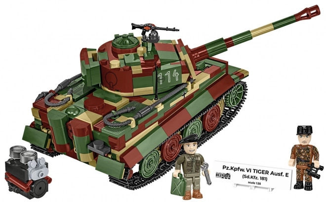 Model tank Tiger I z 870 kosov