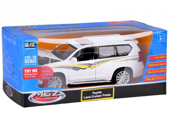 Kovinski model Toyota Land Cruiser Prado z učinki