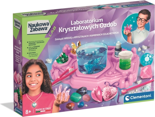 Naukowa Zabawa laboratorij kristalnih okraskov CLEMENTONI