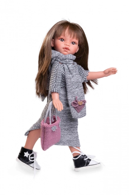 Realistična lutka Emily s celotelesnim vinilom - 33 cm