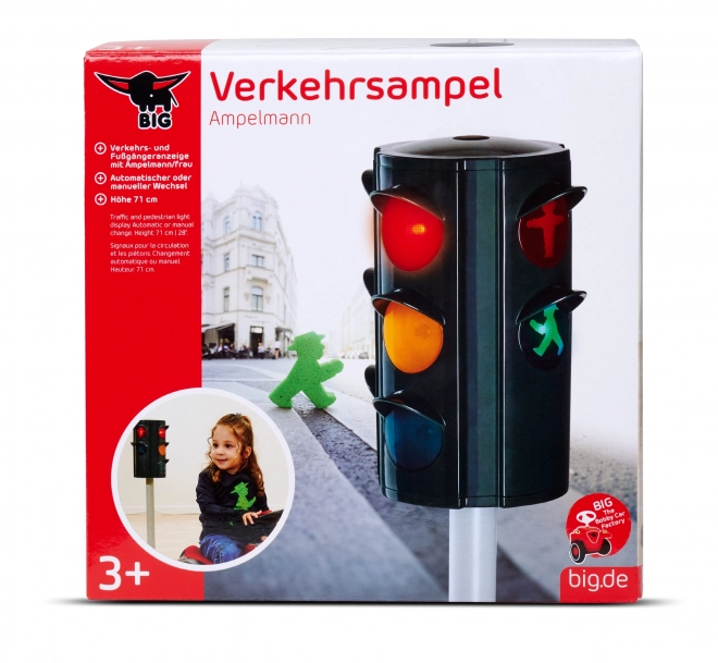 Velik semafor z avtomatskim preklapljanjem luči