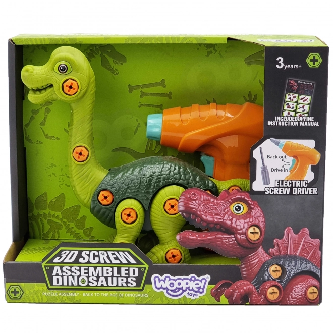 Dinozaver za Sestavljanje WOOPIE z Vrtalnikom