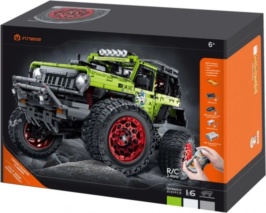 Gradbeni komplet terenskega RC avtomobila 1:6 iM.MASTER, 2,4 GHz, 2121 delov
