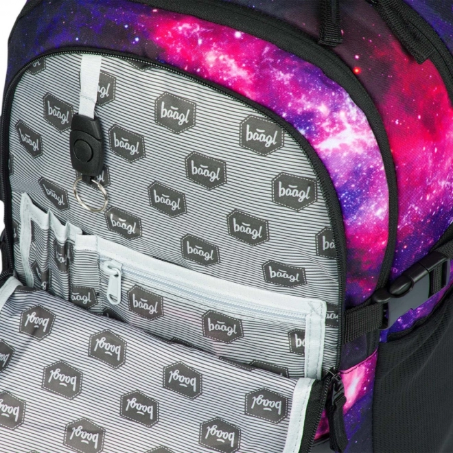 BAAGL Šolski nahrbtnik Skate Galaxy