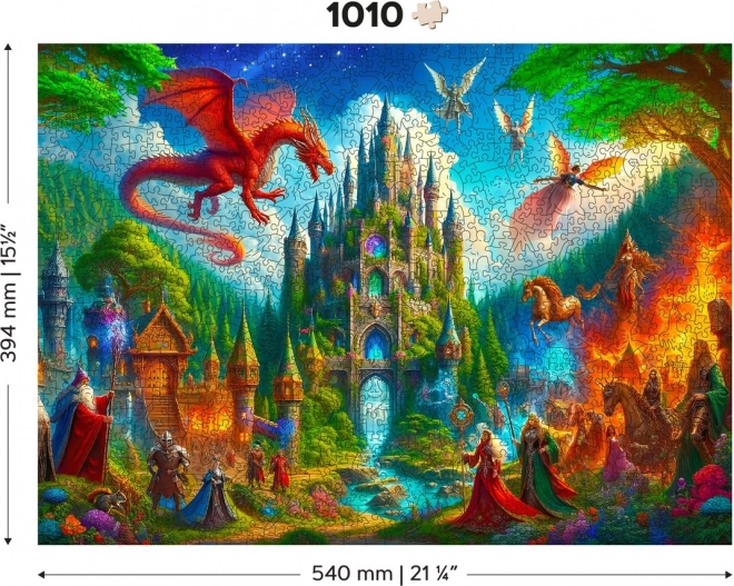 Lesene puzzle Fantasy Grad 1010 kosov