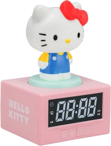 Svetleča namizna budilka Hello Kitty s projekcijo