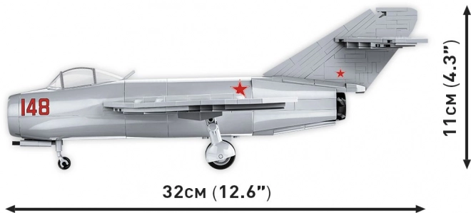 COBI 2416 Korejska vojna MIG-15 FAGOT, 1:32, 504 k, 1 f