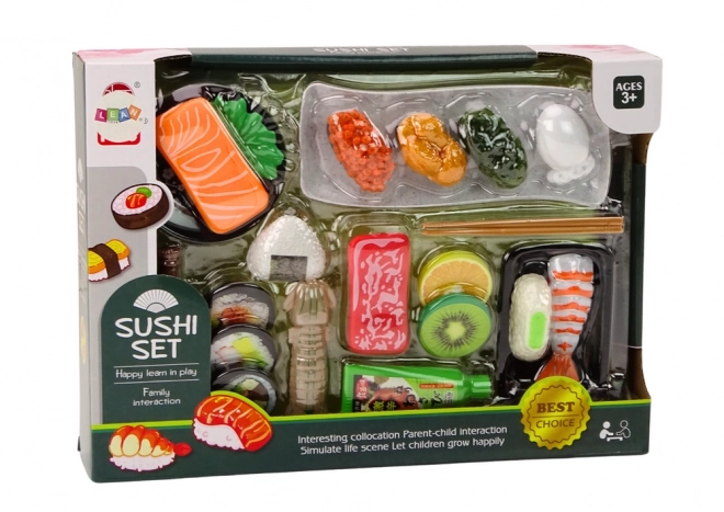 Sushi dodatki Škampov set za otroke Igrača 22 kosov.