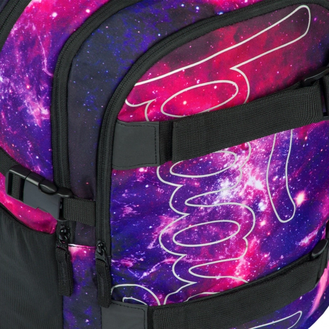 BAAGL Šolski nahrbtnik Skate Galaxy