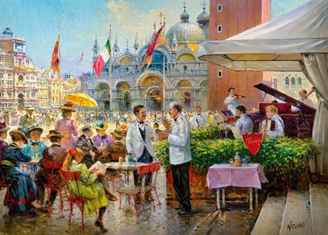 Sestavljanka CHERRY PAZZI – Piazza San Marco, Benetke (1000 koščkov)