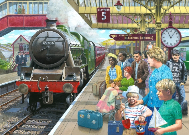 GIBSONS Puzzle Express za Blackpool – 1000 delov